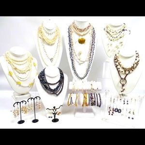 All real pearl jewelry.